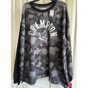 Champion Gray Camo Sweatshirt Mens 2XL